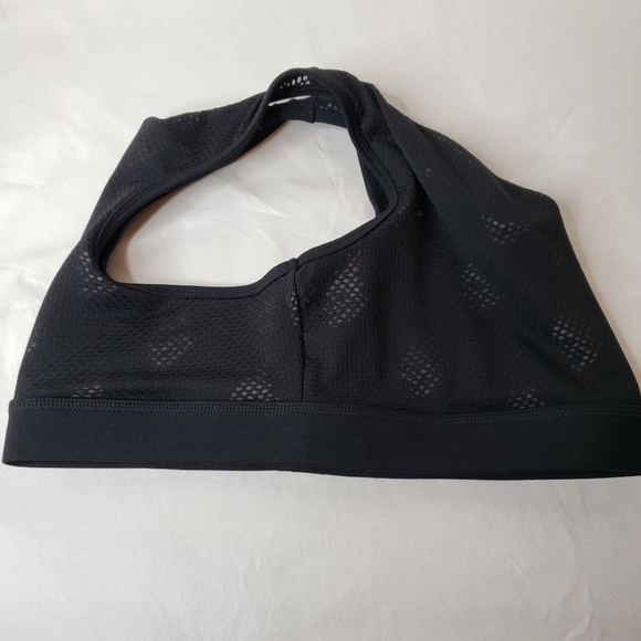 Torrid Sports Bra Black Mesh Front Skulls Flames Size 0 Large 12 Activewear NWT - Picture 6 of 13